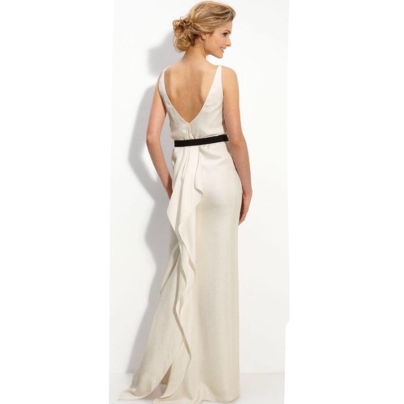 BCBG Dresses & Skirts - BCBGMaxAzria silk gown in Ivory